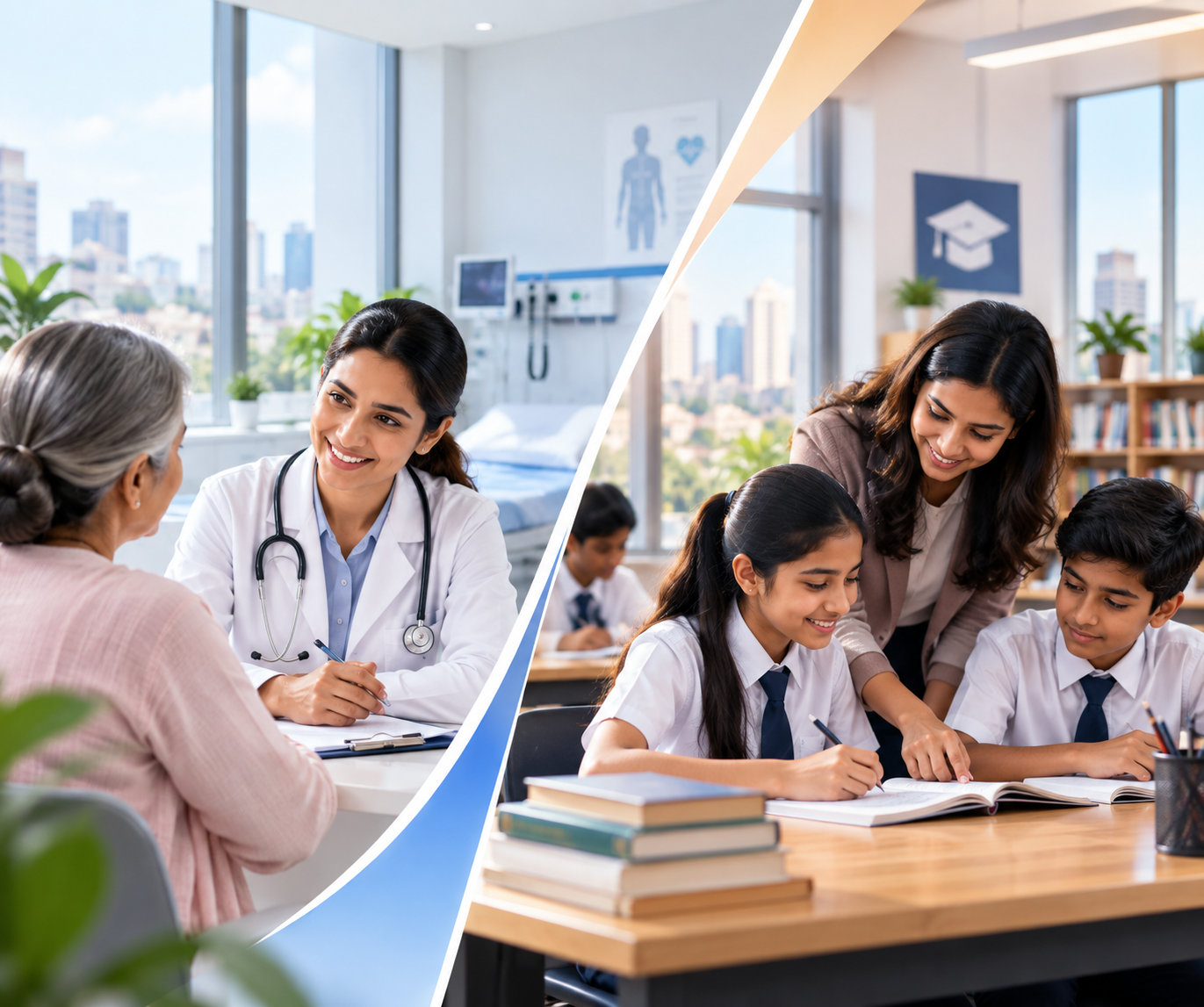 Healthcare clinics, hospitals, coaching academies, and higher education digital marketing